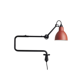 DCWéditions Lampe Gras N°303 Round, Schirm rot