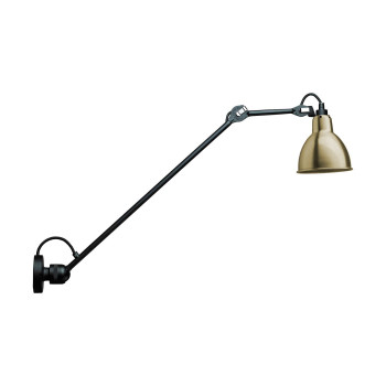 DCWéditions Lampe Gras N°304 L60 Round, brass shade