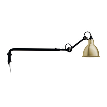 DCWéditions Lampe Gras N°203 Round, brass shade