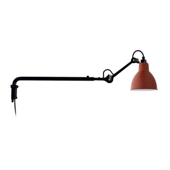 DCWéditions Lampe Gras N°203 Round, Schirm rot
