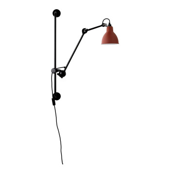 DCWéditions Lampe Gras N°210 Round, red shade