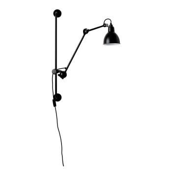 DCWéditions Lampe Gras N°210 Round, black shade