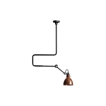 DCWéditions Lampe Gras N°312 Round, raw copper shade