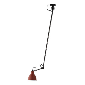 DCWéditions Lampe Gras N°302 L Round, Schirm rot