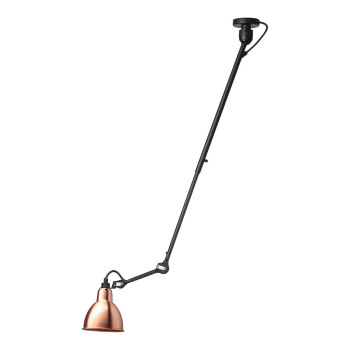 DCWéditions Lampe Gras N°302 L Round, copper shade