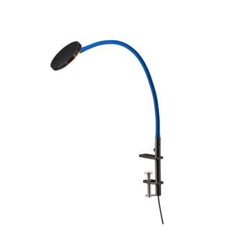 Holtkötter Flex K 9926-1, métal noir, tube flexible bleu