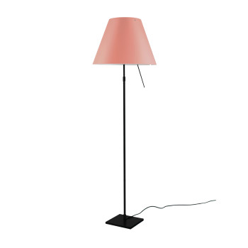 Luceplan Costanza Terra black with Dimmer, edgy pink
