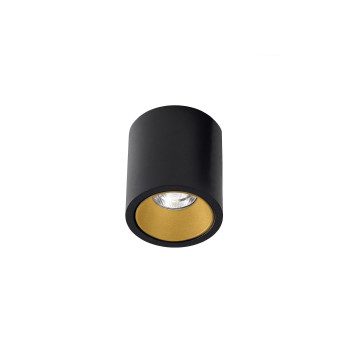 Delta Light Boxy R 33°, außen schwarz, innen vergoldet matt