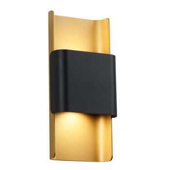 Delta Light Want-It L, schwarz / gold matt, 3000K