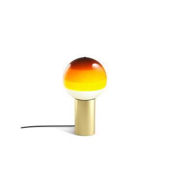 Marset Dipping Light, brushed brass / amber