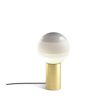 Marset Dipping Light S, brushed brass / off-white