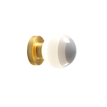 Marset Dipping Light A2-13, brushed brass / off-white