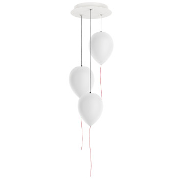 Estiluz Balloon R40.3, mit weißem Baldachin