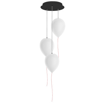 Estiluz Balloon R40.3, mit schwarzem Baldachin