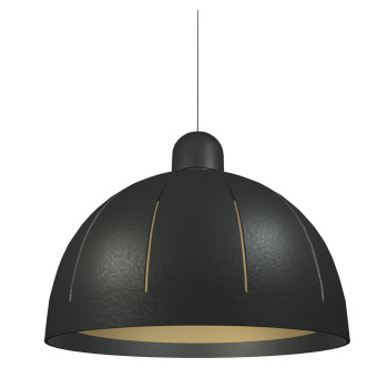 Masiero Cupole S1 80, schwarz geprägt / gold matt lackiert