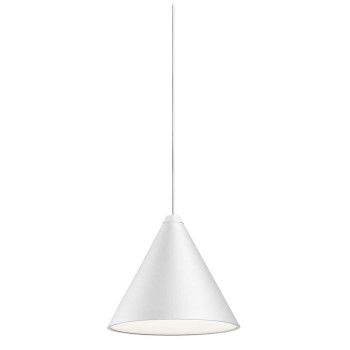 Flos String Light Cone, weiß, 12m, Touch-Dimmer
