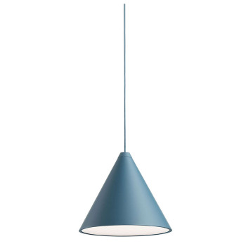 Flos String Light Cone, blau, 22m, Touch-Dimmer