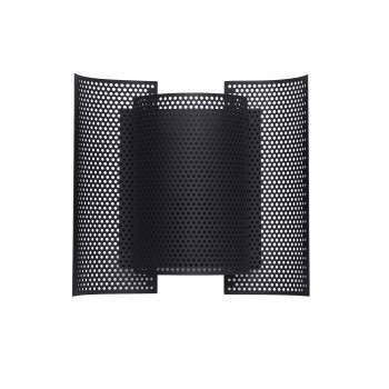 Northern Butterfly Wall Perforated, schwarz
